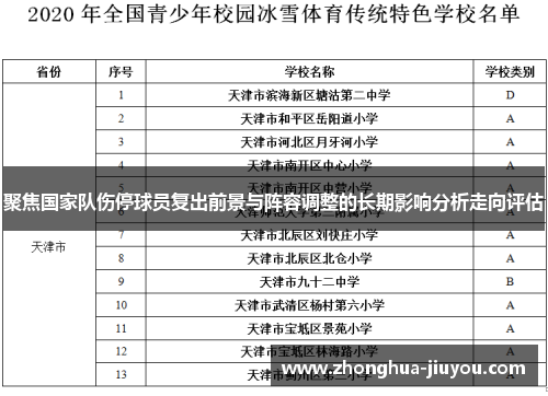 聚焦国家队伤停球员复出前景与阵容调整的长期影响分析走向评估
